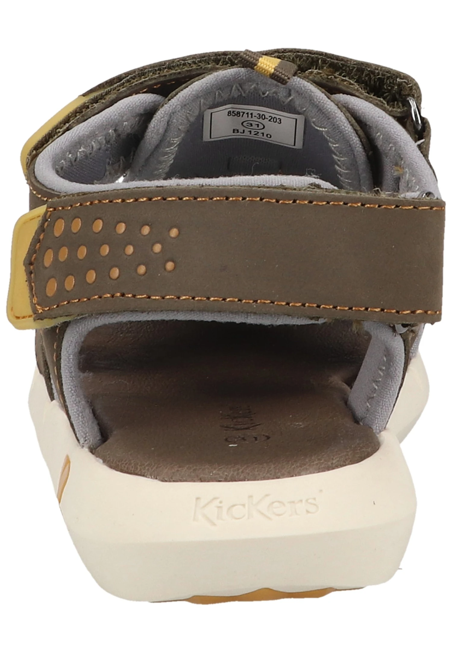 Kickers Jumange - Sandalias - Kaki Jaune 5 Kickers Jumange - Sandalias - Kaki Jaune - Imagen 3