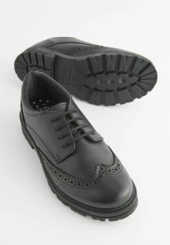 Next School Chunky Brogues Wide Fit G - Zapatos De Vestir - Black 10 Next School Chunky Brogues Wide Fit G - Zapatos De Vestir - Black -tienda de zapatos 043d4e1266144902840aeb62c69b6126