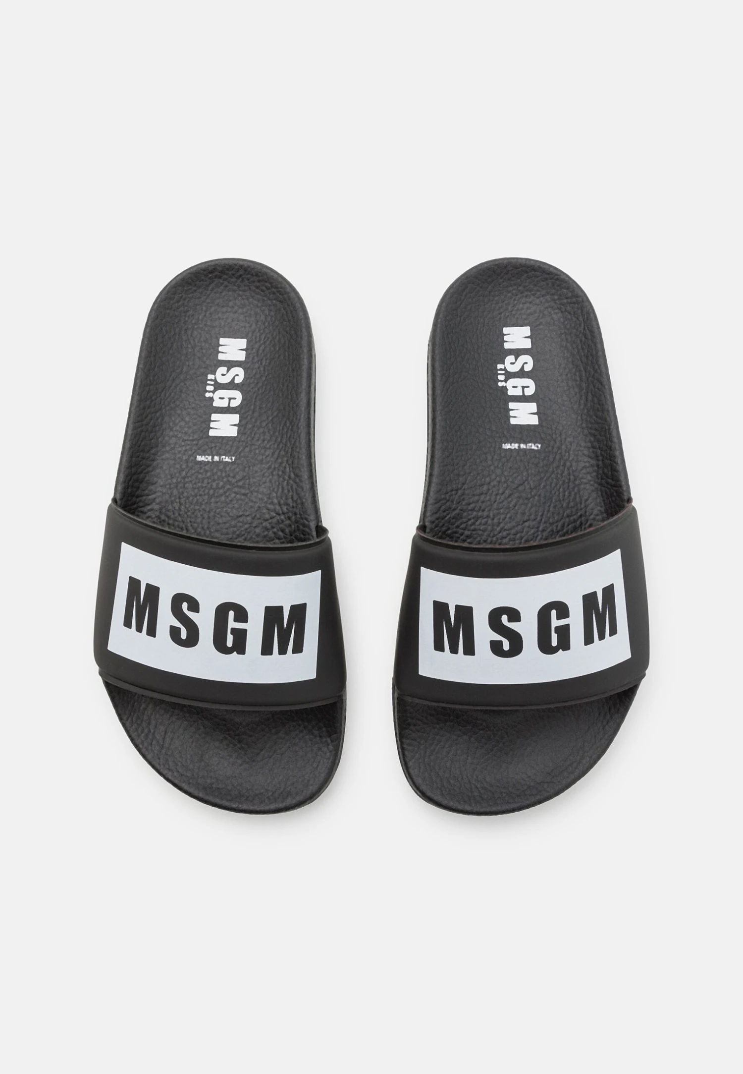 MSGM Unisex - Sandalias Planas - Black/White 6 MSGM Unisex - Sandalias Planas - Black/White - Imagen 4