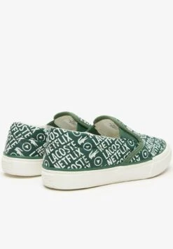 Lacoste X Netflix - Sneakers Vulcanisées - Mocasines - Dk Grn/Off Wht -tienda de zapatos 097f29deeaed4637a225212829757b24
