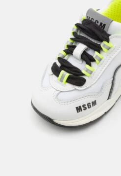 MSGM Unisex - Zapatillas - White/Black/Yellow Fluo -tienda de zapatos 09d8f34fd5414592ab04505382341d61