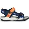 Geox J Borealis- Sandalias De Senderismo - Navy/Orange -tienda de zapatos 0a935e47a6db4febbc199d49bd7479be