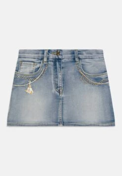 Monnalisa Minigonna Ricamata- Minifalda - Stone Bleach