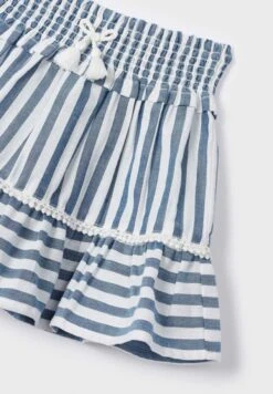 Mayoral Fluide À Rayures - Falda Acampanada - Bleu 7 Mayoral Fluide À Rayures - Falda Acampanada - Bleu -tienda de zapatos 150784c266f243469c4e8dee47a6f694