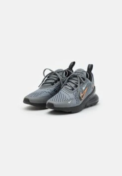 Nike Sportswear Air Max 270 Gs Pp Unisex - Zapatillas - Smoke Grey/Black/Bright Mandarin/Med Ash/Light Silver -tienda de zapatos 1787cdce5aab4744b9976acb72823519