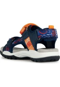 Geox J Borealis- Sandalias De Senderismo - Navy/Orange -tienda de zapatos 1a372c7d4d9f4baebf90d3c5f301718d