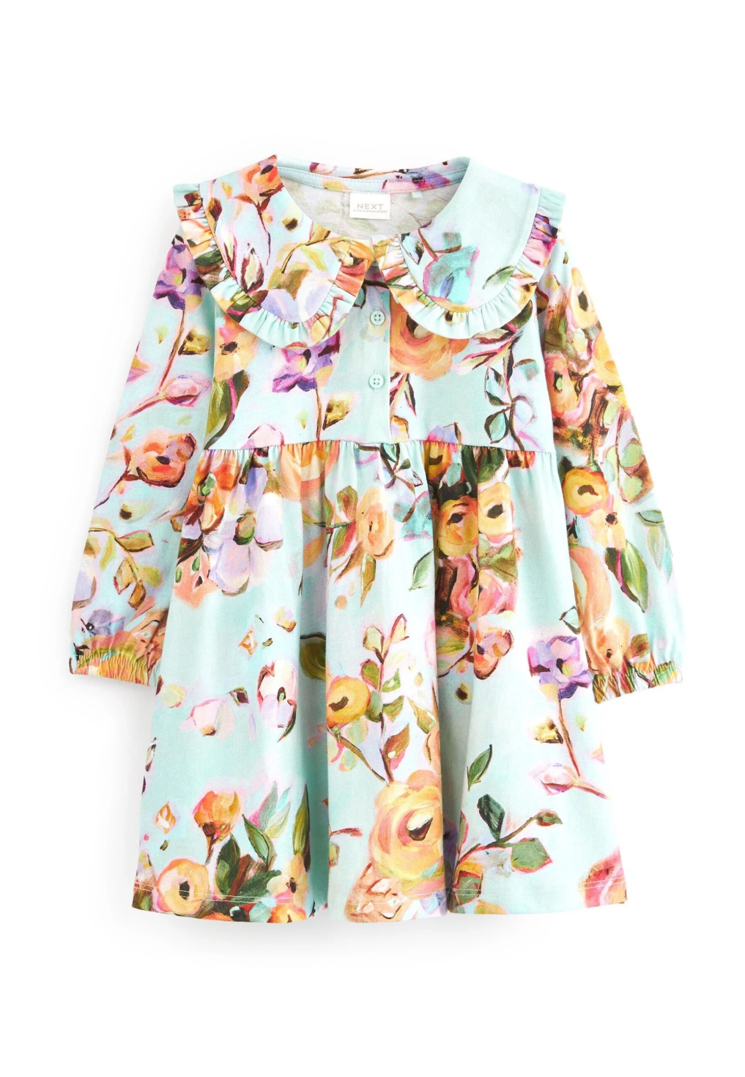 Next Long Sleeve Tea Standard - Vestido Informal - Blue Floral 3 Next Long Sleeve Tea Standard - Vestido Informal - Blue Floral