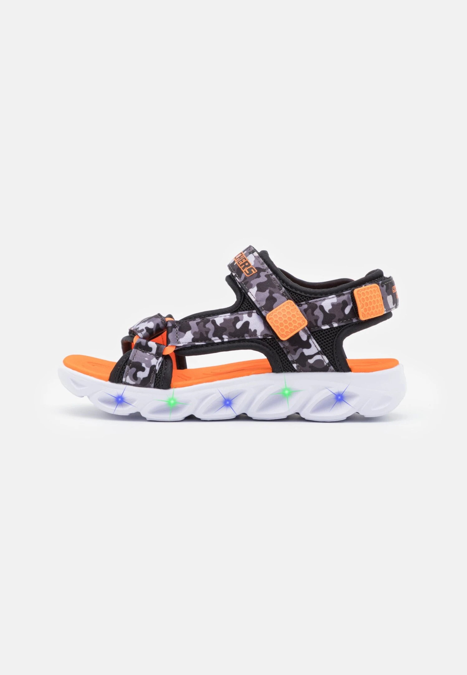 Skechers Lighted Camo Printed River- Sandalias - Black/Gray/Orange 3 Skechers Lighted Camo Printed River- Sandalias - Black/Gray/Orange