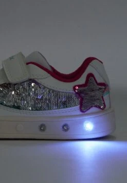 Geox Skylin Girl Lights - Zapatillas - White/Multicolor -tienda de zapatos 29849c6554894868831fb2ef54c46110