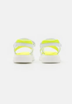 MSGM Unisex - Sandalias - White/Yellow 10 MSGM Unisex - Sandalias - White/Yellow -tienda de zapatos 29fabdae2df741a7bde64aa034305db6