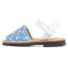 MenorquinasAdherente - Sandalias - Blanco Y Azul Jeans -tienda de zapatos 2a1799a2383f44bdb3866ebaaad5e220