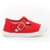 Zapatos Con Cierre Adhesivo - Rojo -tienda de zapatos 3019e19ba3fc41f080295a7d8411cc75
