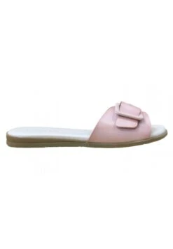 Pala Con Hebilla - Sandalias Planas - Rosa
