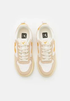 Veja Small V 10 Laces Unisex - Zapatillas - White/Almond -tienda de zapatos 3ed63a7b9ecb400f80d57b90068aac23