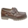 Náutico Colegial - Zapatos Con Cierre Adhesivo - Brown -tienda de zapatos 43c57f7512594aedbd134f19d35fac89