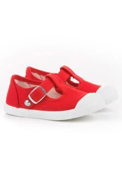 Zapatos Con Cierre Adhesivo - Rojo -tienda de zapatos 43fb0803a6044e73b005b6444450b17e