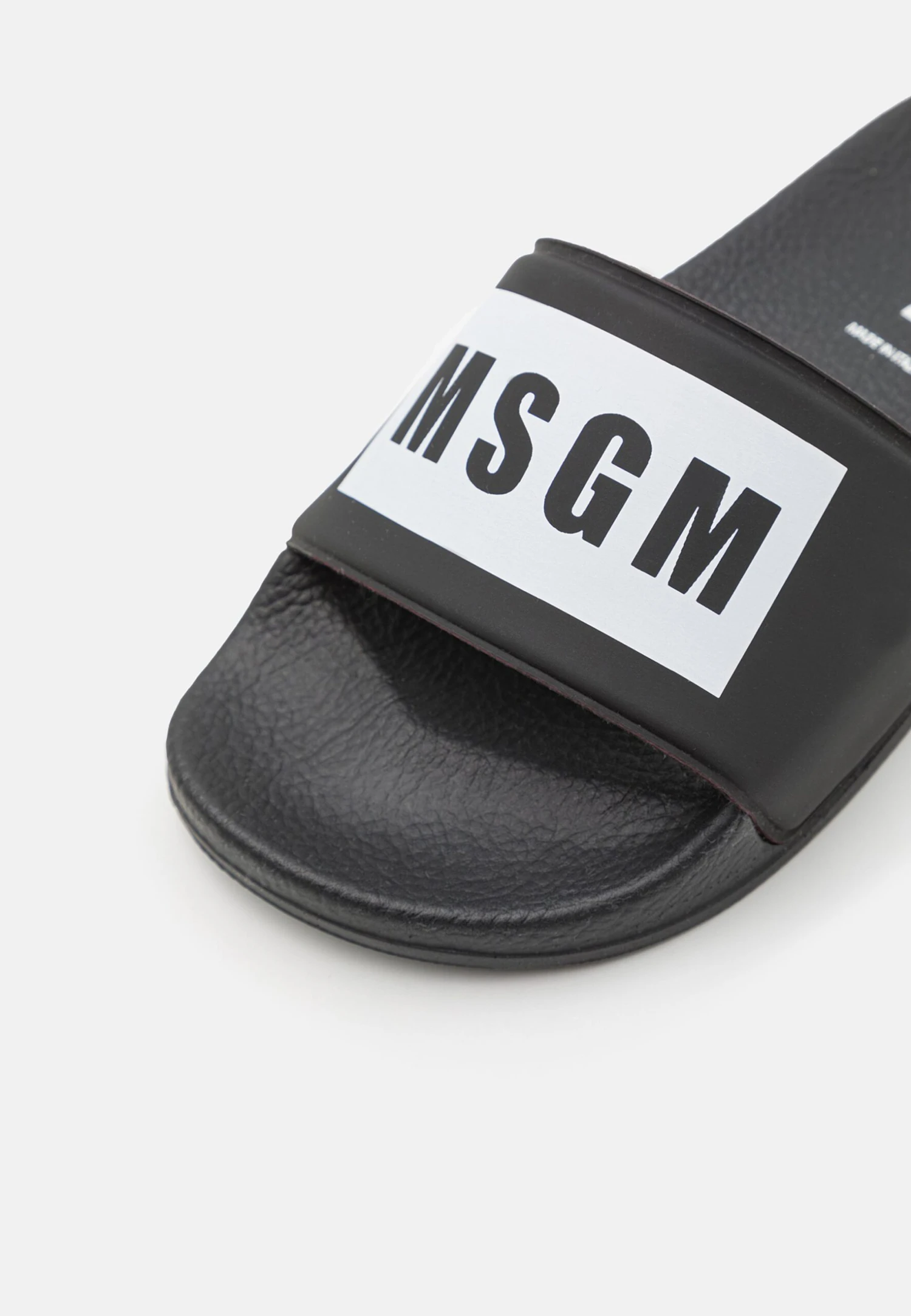 MSGM Unisex - Sandalias Planas - Black/White 8 MSGM Unisex - Sandalias Planas - Black/White - Imagen 6
