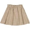 Wheat Alisa - Falda Acampanada - Golden Dove Check