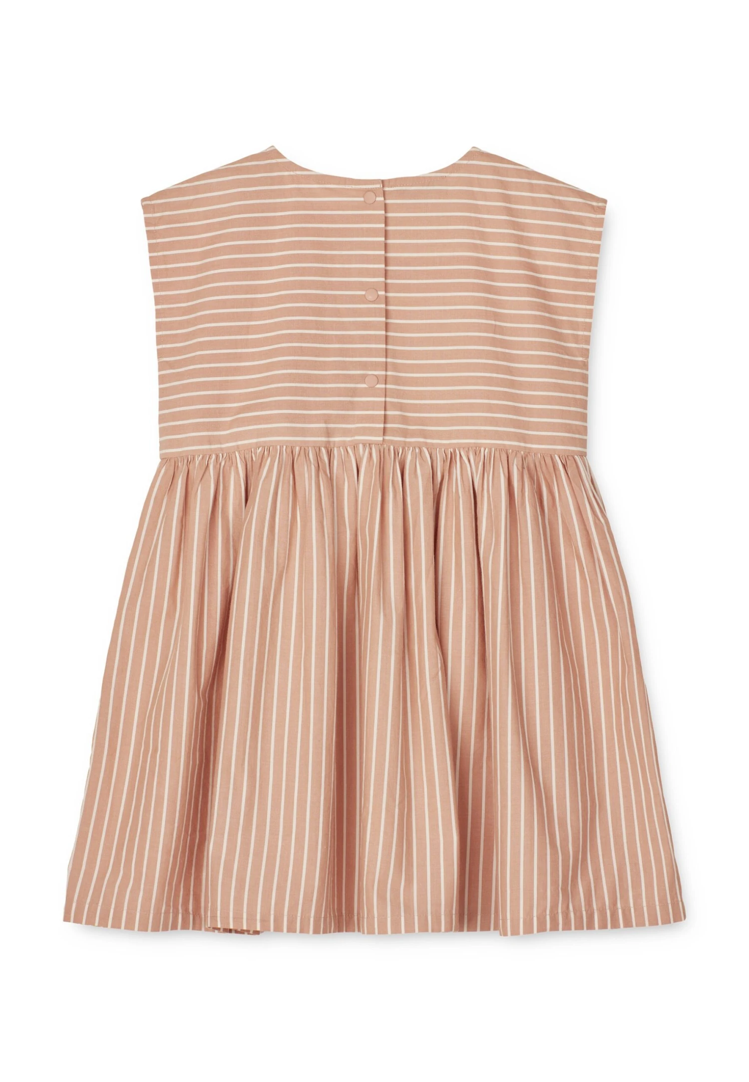 Liewood Nira Stripe Dress - Vestido Informal - Tuscany Rose/Creme De La Creme 4 Liewood Nira Stripe Dress - Vestido Informal - Tuscany Rose/Creme De La Creme - Imagen 2