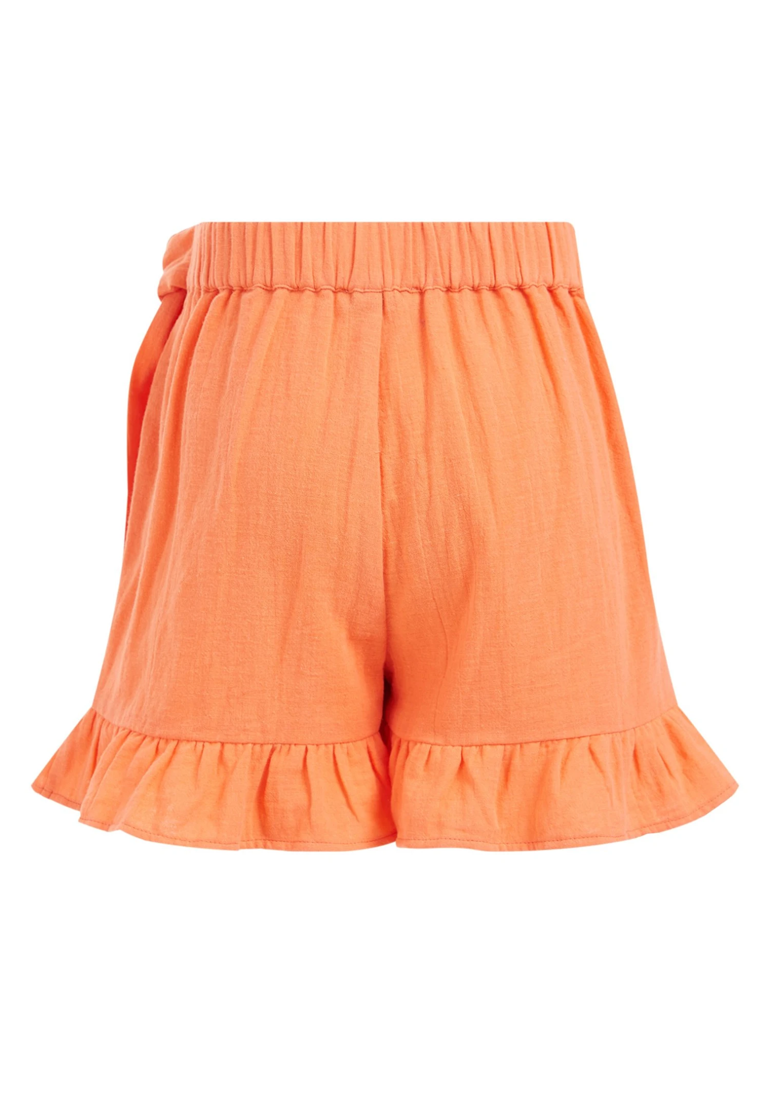 WE FASHION Met Ruches - Shorts - Orange 7 WE FASHION Met Ruches - Shorts - Orange - Imagen 5