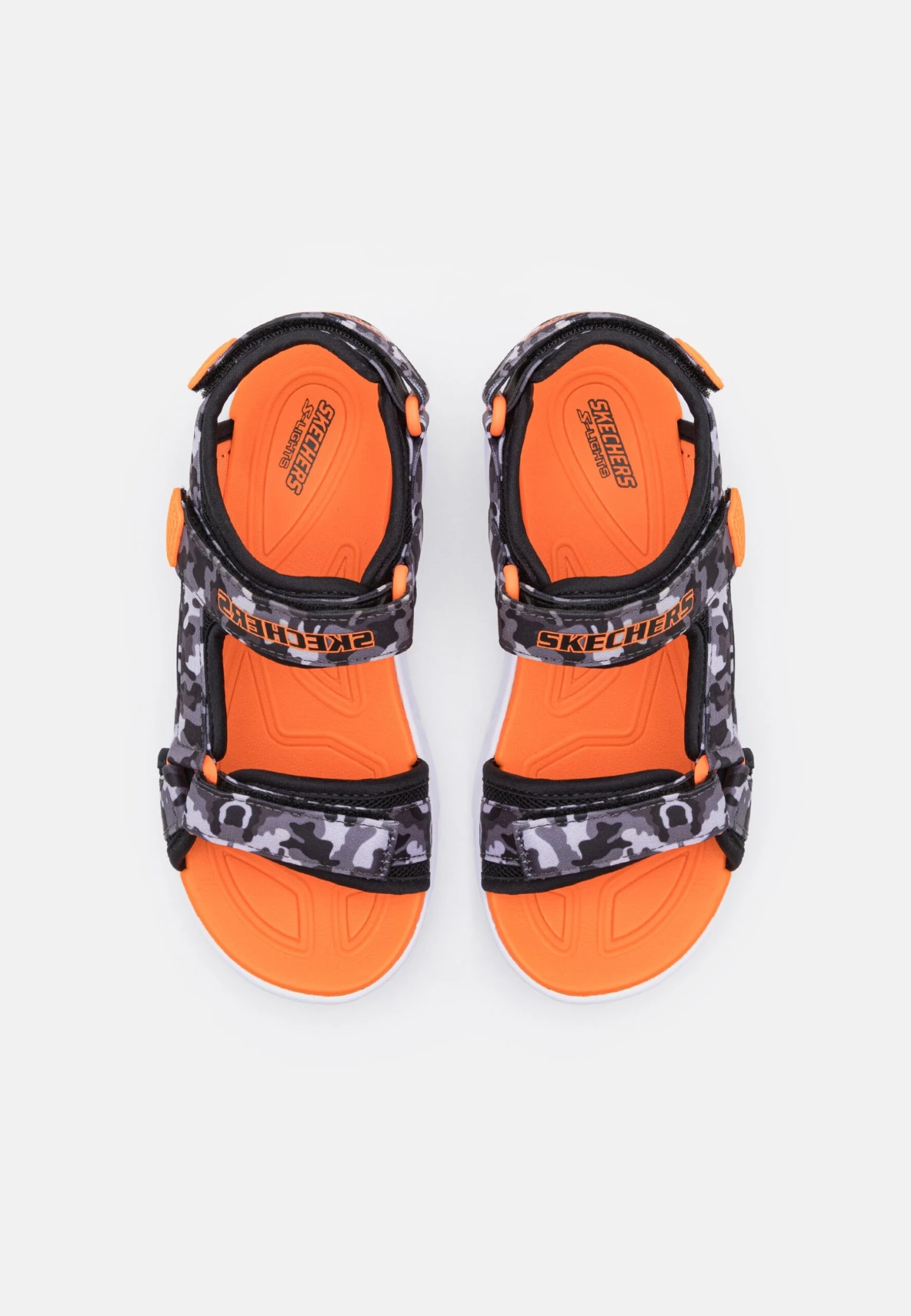 Skechers Lighted Camo Printed River- Sandalias - Black/Gray/Orange 6 Skechers Lighted Camo Printed River- Sandalias - Black/Gray/Orange - Imagen 4