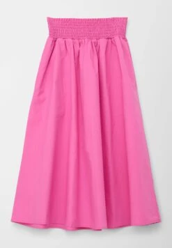 S.Oliver Popeline Mit Smock-Part - Falda Acampanada - Pink -tienda de zapatos 4b08e116d8c74d6b81ce6f4fece475d3