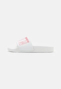 DSQUARED2 Unisex - Sandalias Planas - White/Red
