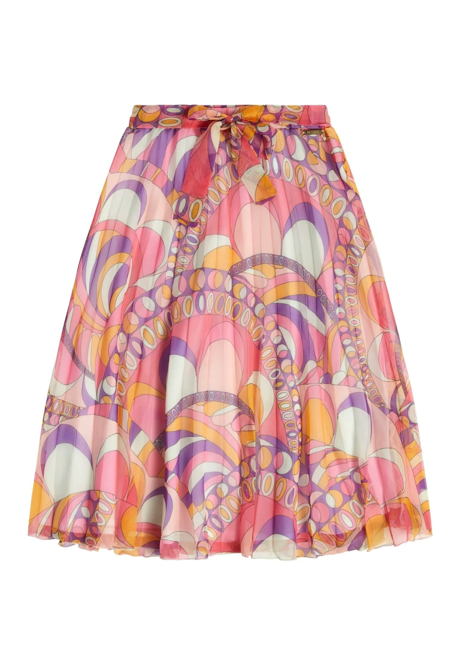 Guess Mit Allover-Print - Falda Acampanada - Mehrfarbe Rose 3 Guess Mit Allover-Print - Falda Acampanada - Mehrfarbe Rose