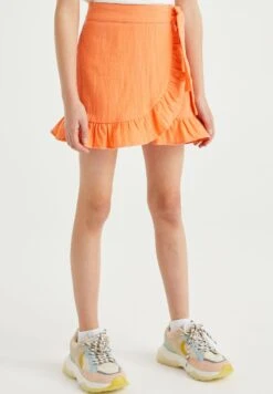 WE FASHION Met Ruches - Shorts - Orange 8 WE FASHION Met Ruches - Shorts - Orange -tienda de zapatos 4e8b8633bf1a45efae14003363b68488