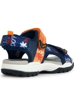 Geox J Borealis- Sandalias De Senderismo - Navy/Orange -tienda de zapatos 50fe307283244b9181300f7d0f1a30e0