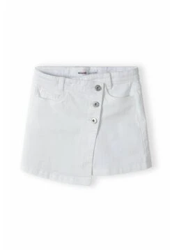 Minoti Bleached Effect - Falda Cruzada - White