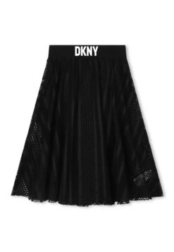 DKNY Falda Acampanada - Black
