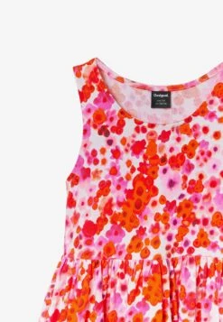 Desigual Floral- Vestido Informal - Red -tienda de zapatos 61ac70dff4e34853855bb2c1f8c9721c