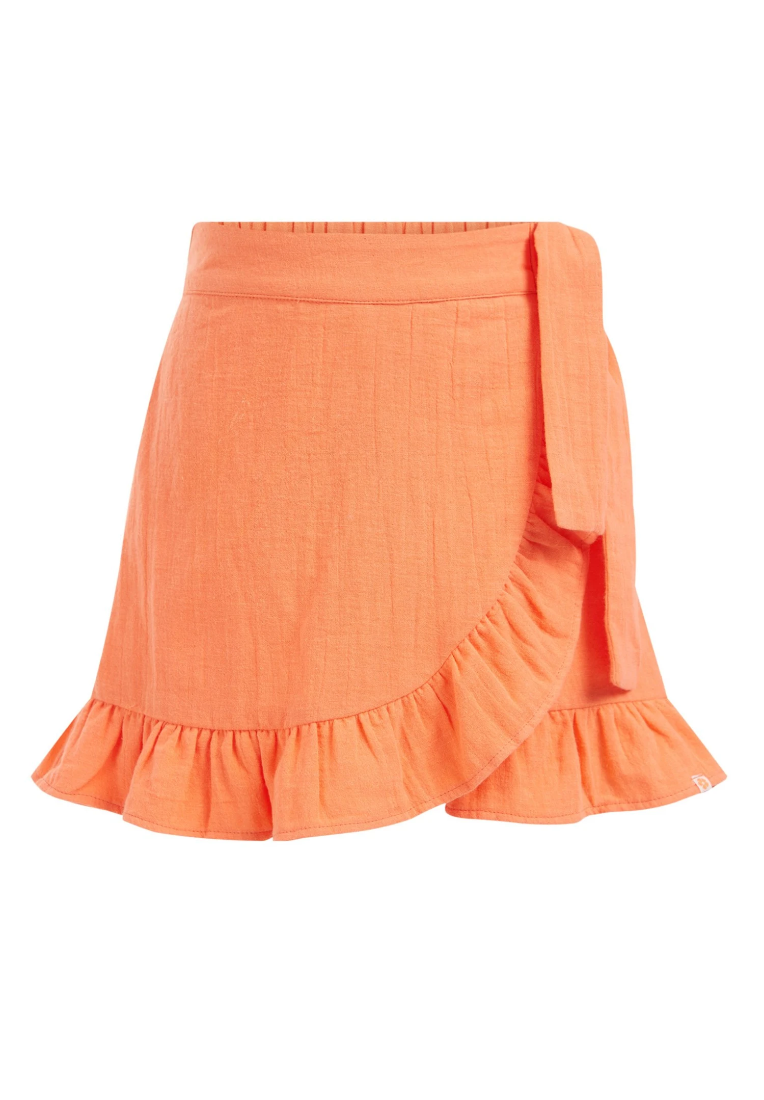 WE FASHION Met Ruches - Shorts - Orange 6 WE FASHION Met Ruches - Shorts - Orange - Imagen 4