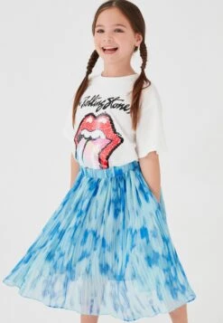 Next Standard - Falda Acampanada - Blue