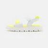 MSGM Unisex - Sandalias - White/Yellow -tienda de zapatos 766fb28ecfbf4400958056ad13799d81