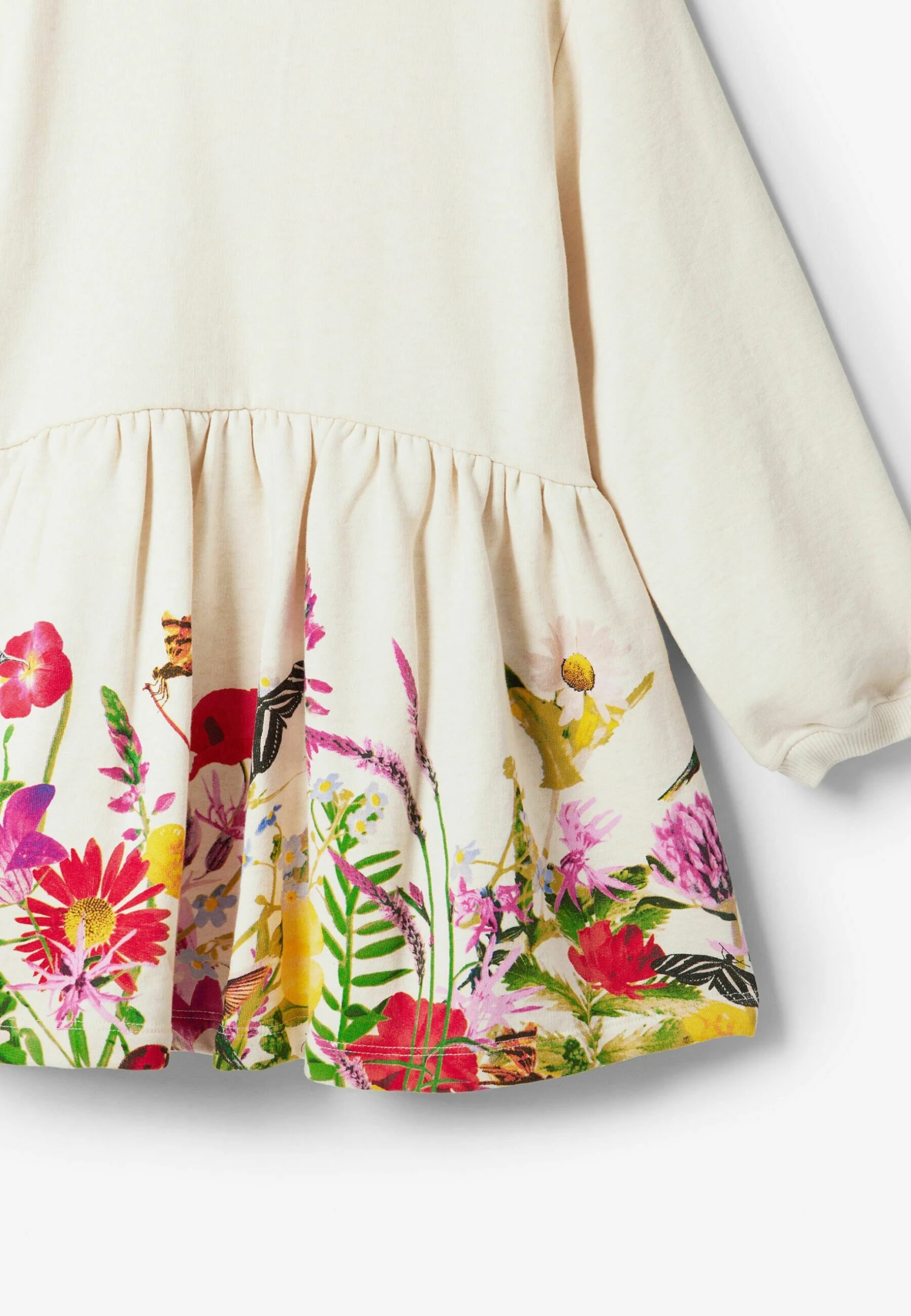 Desigual Floral - Vestido Informal - Beige 8 Desigual Floral - Vestido Informal - Beige - Imagen 6