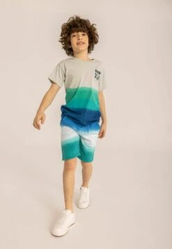 Minoti Shorts - Blue Green