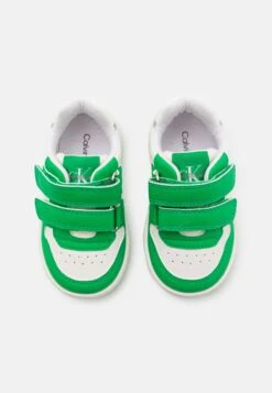 Calvin Klein Jeans Unisex - Zapatillas - Green/White -tienda de zapatos 875fc357c2b944269f54653489eb090d