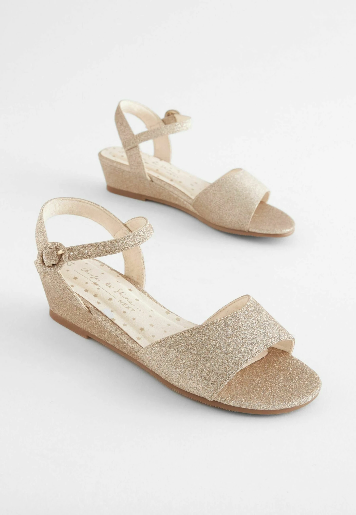 Next Sandalias - Gold Glitter 4 Next Sandalias - Gold Glitter - Imagen 2