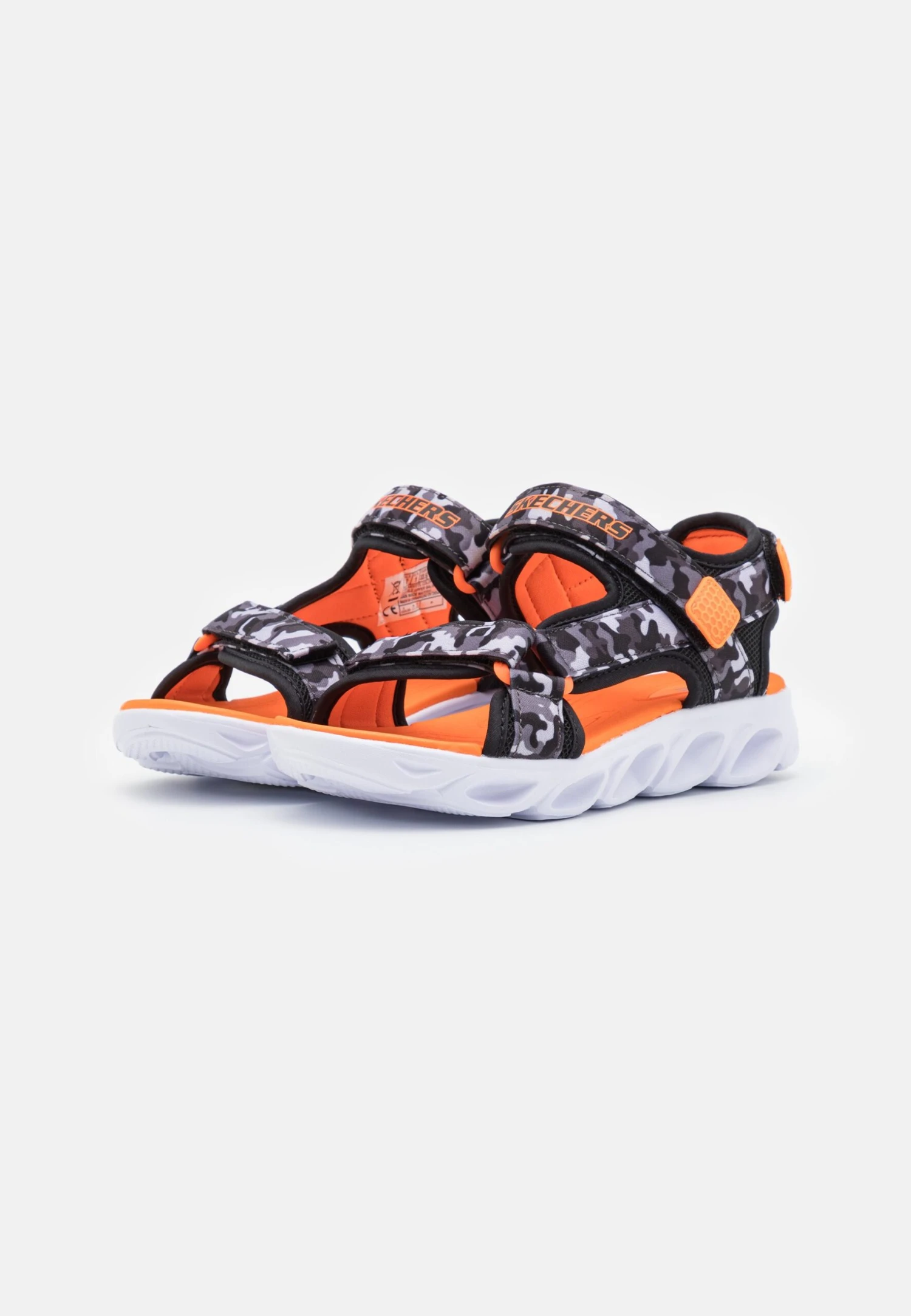 Skechers Lighted Camo Printed River- Sandalias - Black/Gray/Orange 4 Skechers Lighted Camo Printed River- Sandalias - Black/Gray/Orange - Imagen 2