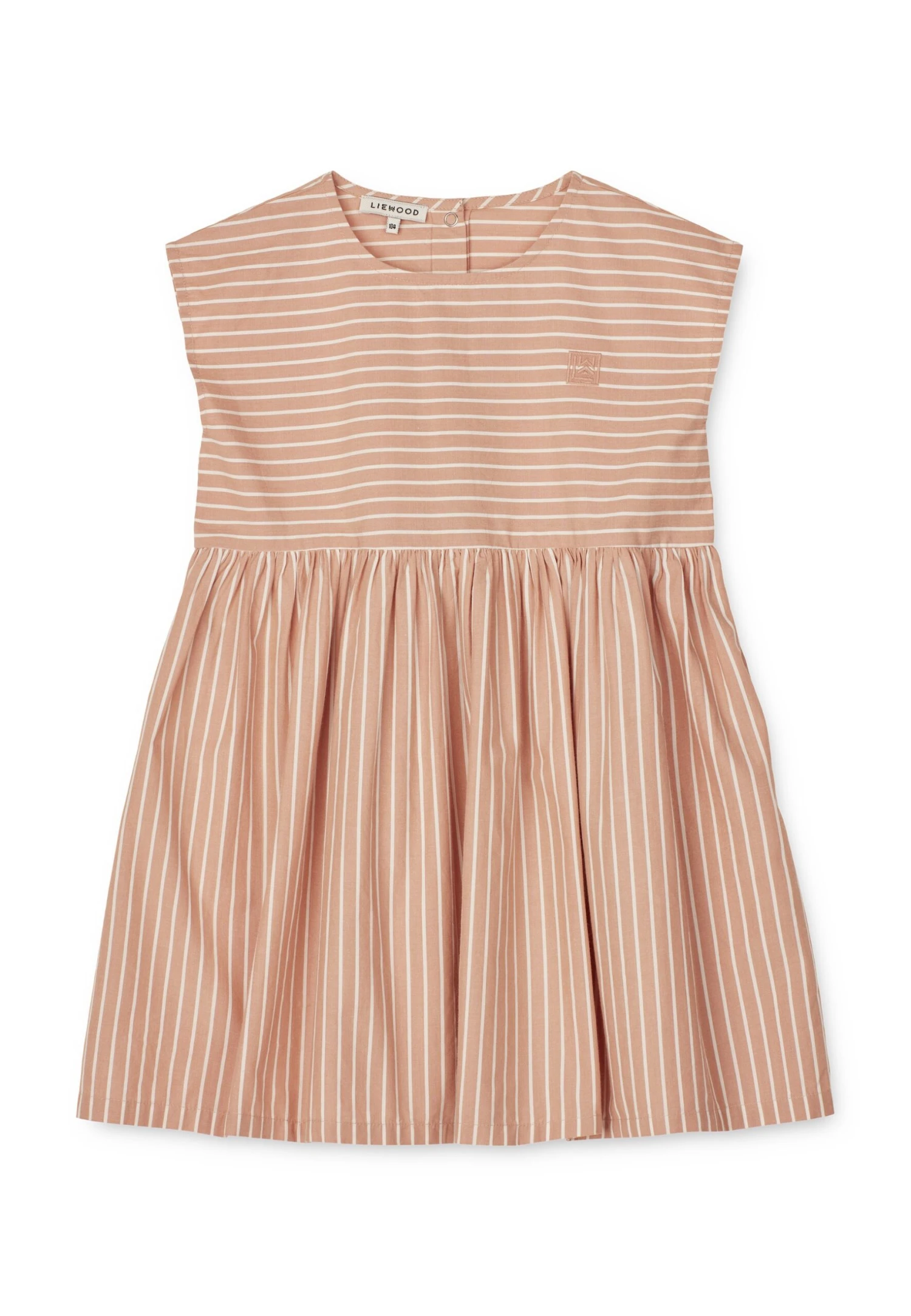 Liewood Nira Stripe Dress - Vestido Informal - Tuscany Rose/Creme De La Creme 3 Liewood Nira Stripe Dress - Vestido Informal - Tuscany Rose/Creme De La Creme