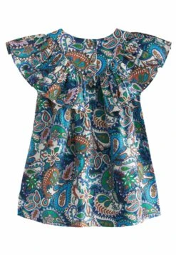 Next Ruffle Standard - Vestido Informal - Blue Paisley -tienda de zapatos 9581f9a7b67f4b38a2862eb62ff446ce