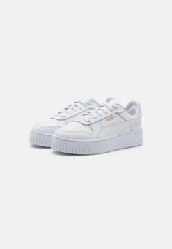 Puma Carina Street Jr - Zapatillas - White/Gold -tienda de zapatos 989327b6a8da46feb81d1cadab126d0b