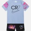 Nike Sportswear Cr7 Df Set - Shorts - Black/Cobalt Bliss -tienda de zapatos 9a3b3489ddc84277bce1d8f2bdfd157e