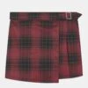 Abercrombie & Fitch Pleated Wrap Skort - Minifalda - Red -tienda de zapatos 9a429531bb01470aa87a6c035eab49d7