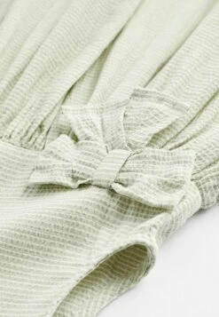 Next Textured Stripe With Bow Detail - Vestido Informal - Grey White -tienda de zapatos a59f5ed5bd584e36bdee5b484f8ee555