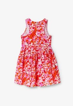 Desigual Floral- Vestido Informal - Red -tienda de zapatos a7241a524fe74cbbbd92a3b47d5b7476