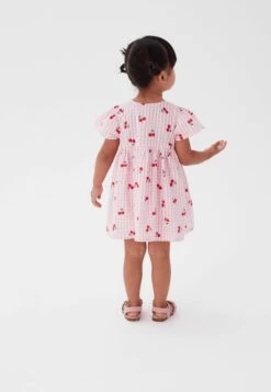 Next Fruit Print Gingham Standard - Vestido Informal - Pink -tienda de zapatos ac73853ff939417ba399b3afac132b82