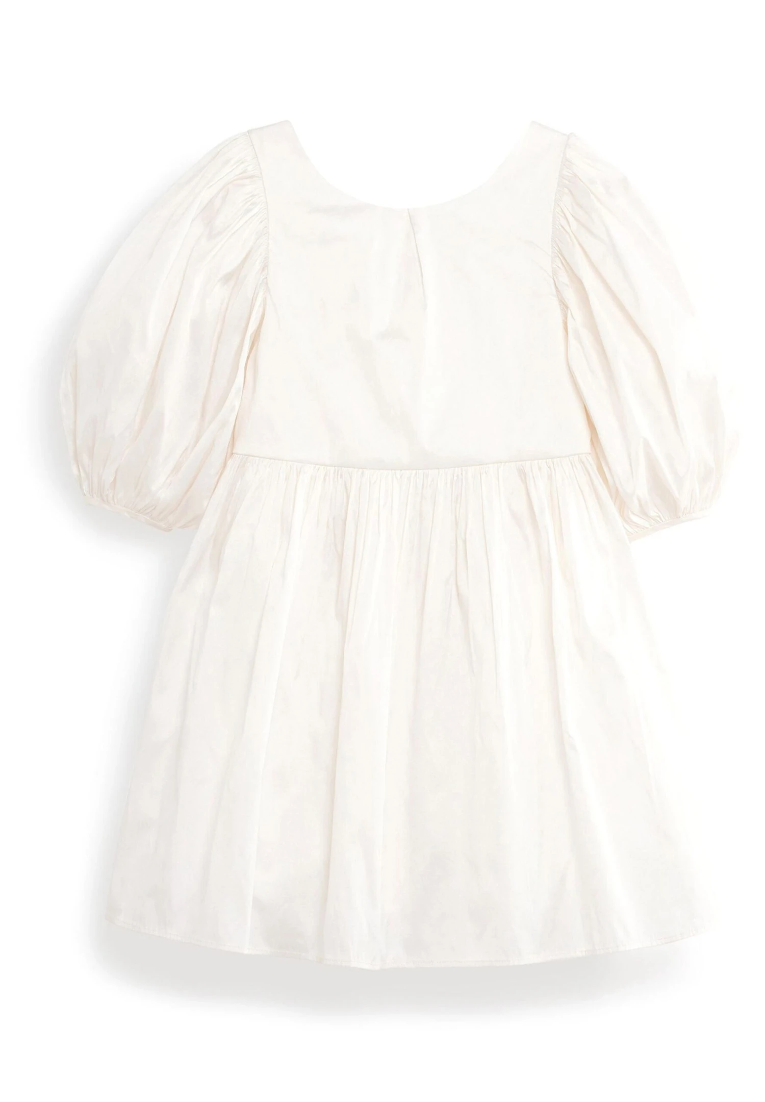 Next Puff Sleeve Taffeta - Vestido Informal - Offwhite 3 Next Puff Sleeve Taffeta - Vestido Informal - Offwhite